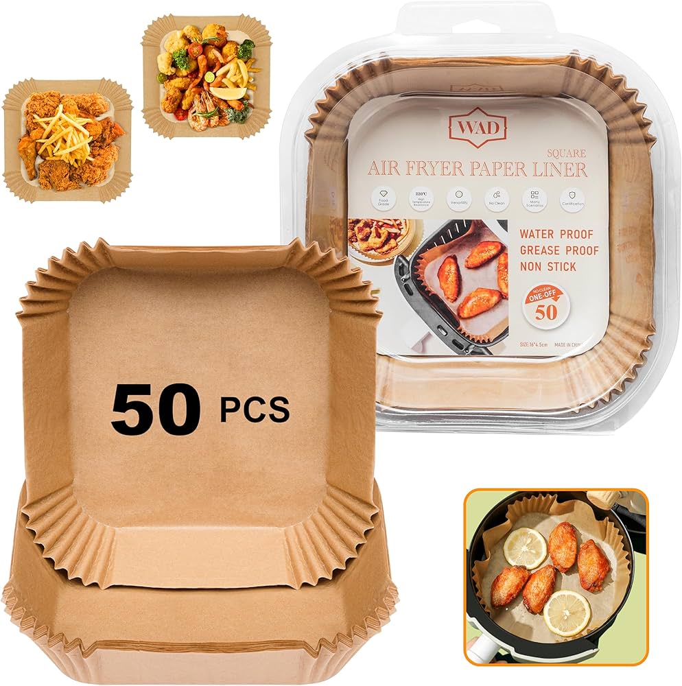 YT SQUARE AIRFRYER PAPER 50PCS