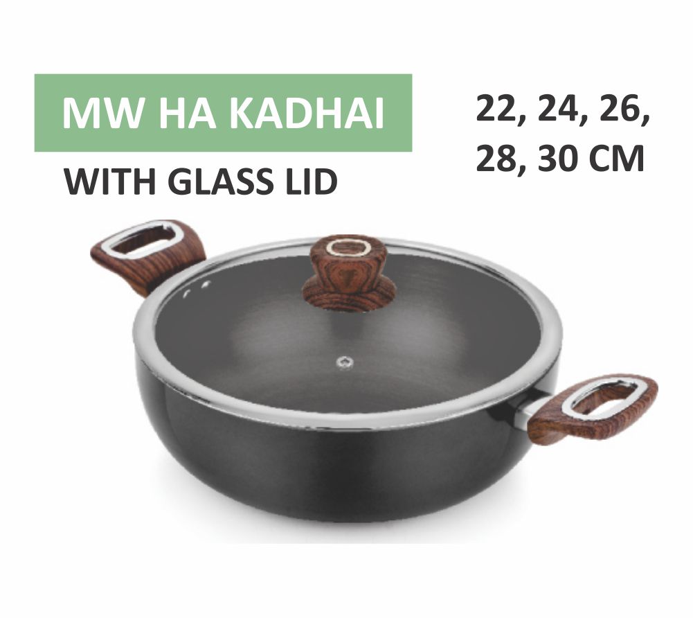 MADHU ANDZ KADAI 26CM WOODEN/H - مقلاة للقيمات