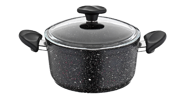 PAPILLA 20 CM CASSEROLE BLACK قدر اسود20 سم 