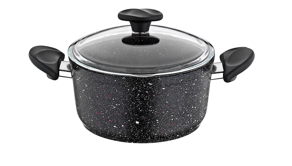 PAPILLA 28 CM CASSEROLE BLACK_ قدر بمقاس 28 سم 