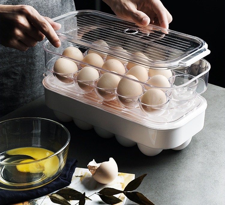 DANNYHOME EGG BOX HO-002(31.4*14.3*7.7) منظم البيض للثلاجة