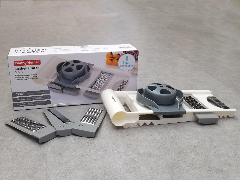 DANNYHOME DH-3347 5 IN 1 KITCHEN GRATER قطاعة للخضروات شرايح و تبشر