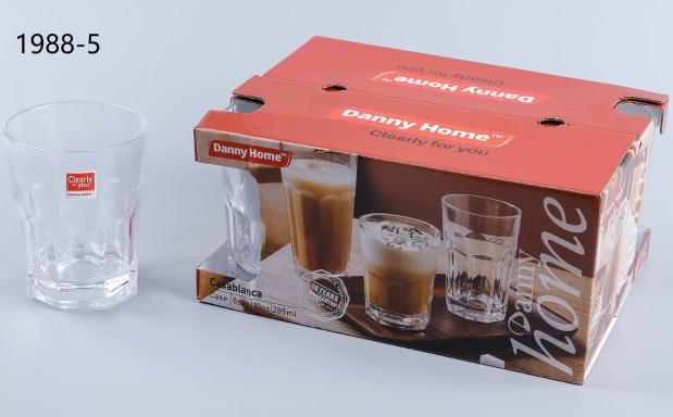 DH 1988-5 285ML 6PCS GLASS SET كاسات