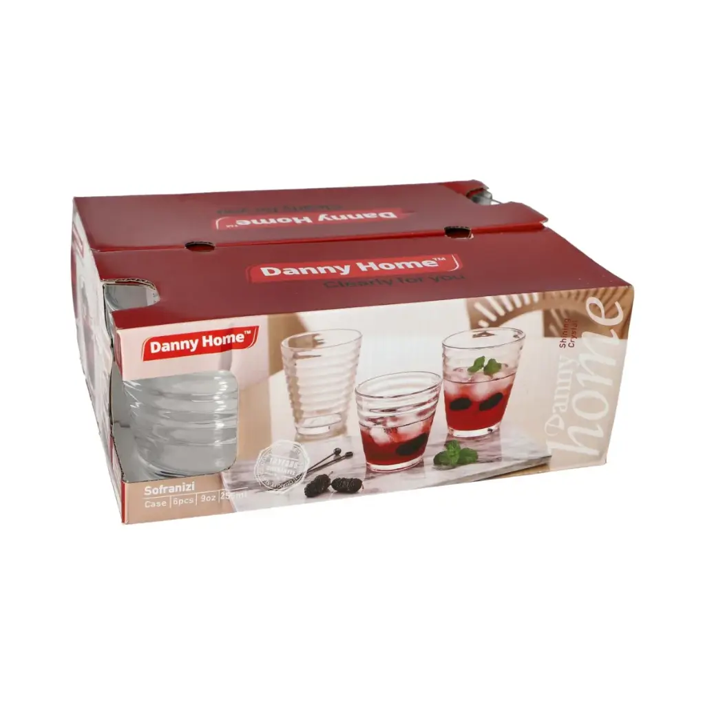 DH 1988-13 255ML 6PC GLASS SET كاسات