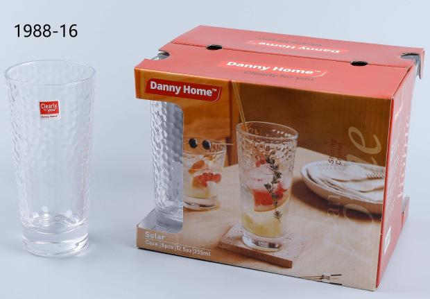 DH 1988-16 355ML 6PC GLASS SET كاسات