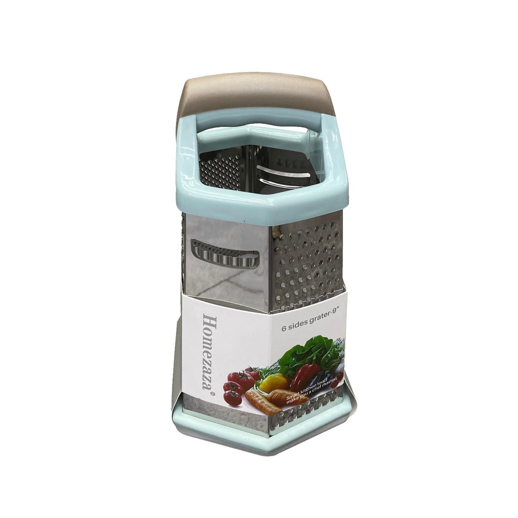 DANNYHOME DH-2599  BLUE 6 SIDED GRATER 9 مبشرة الجبن 