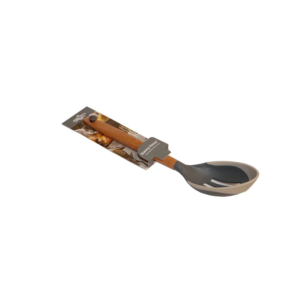 DANNYHOME DH-2808 GREY SLOTTED SPOON ملعقة طبخ