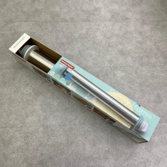 DANNYHOME DH-3151 ADJUSTABLE ROLLING PIN فرادة عجين مع مقاسات للسماكة العجين 