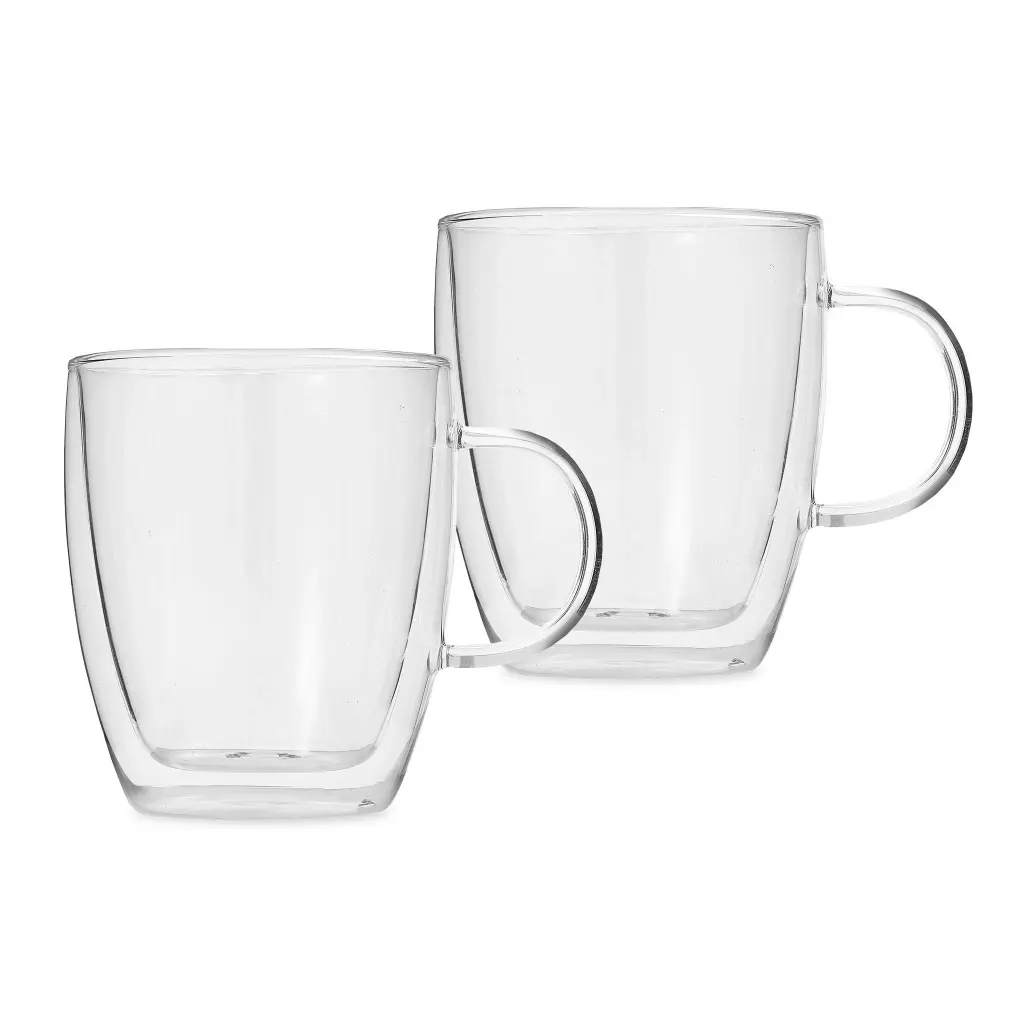 DOBULE WALL CUP-1581 -250ML - كوب زجاجي دبل