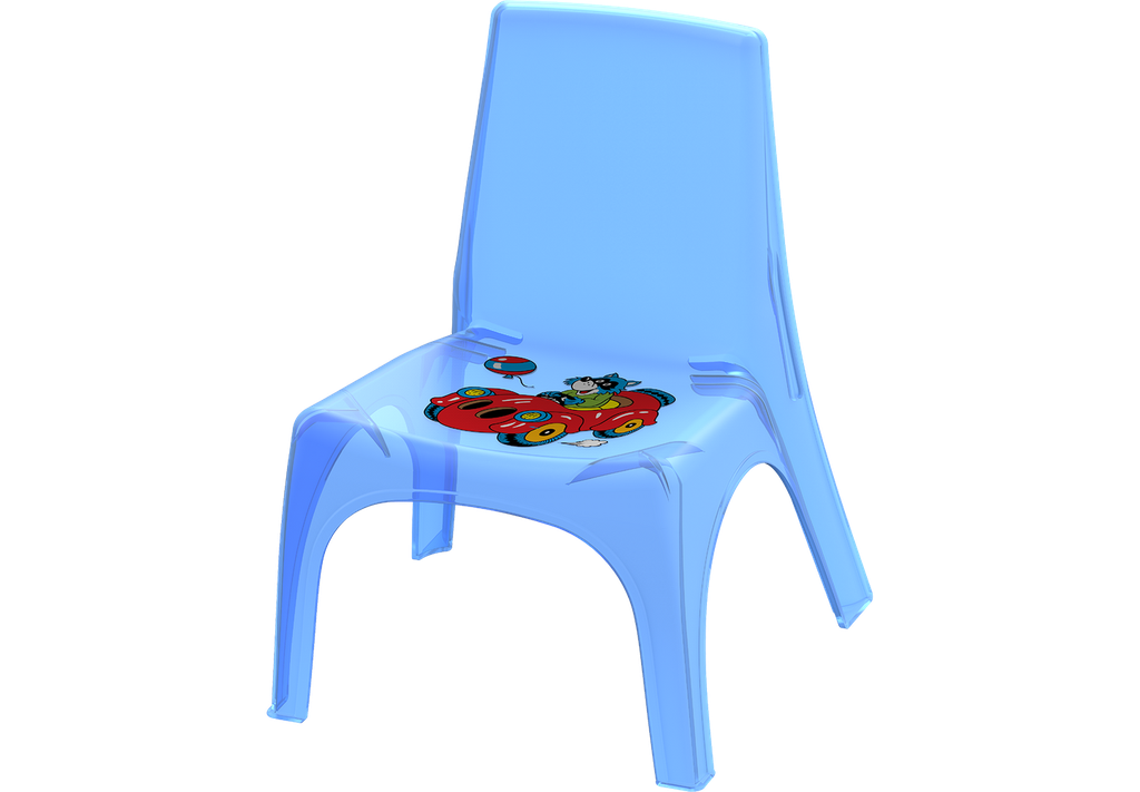 COSMO BABY CHAIR TRANSPARENT - كرسي اطفال بدون يد