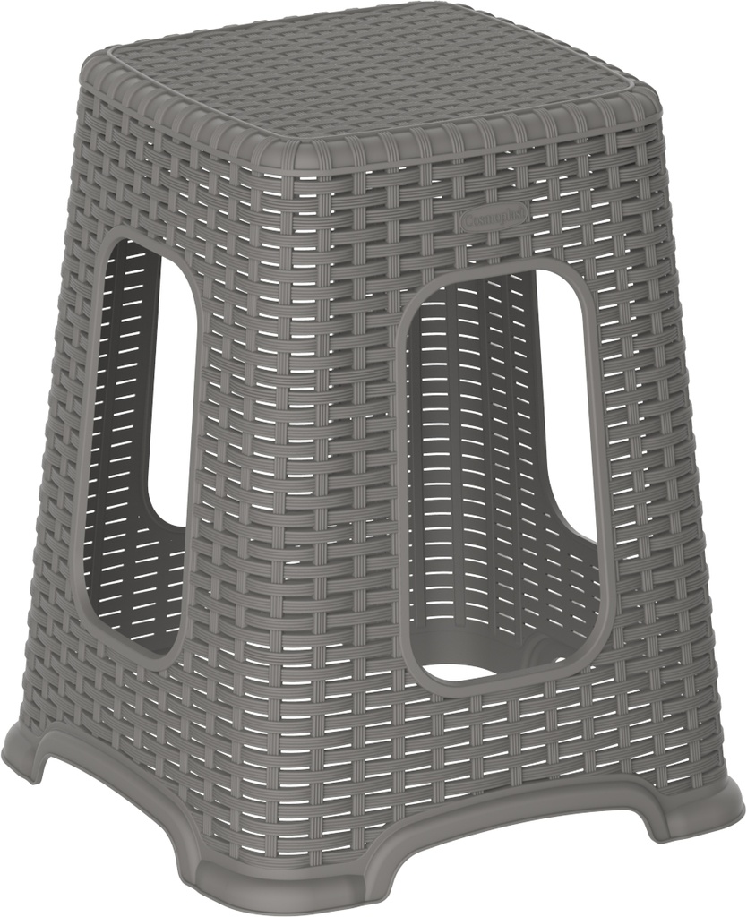 COSMO RATTAN HIGH STOOL كرسي بدون ظهر