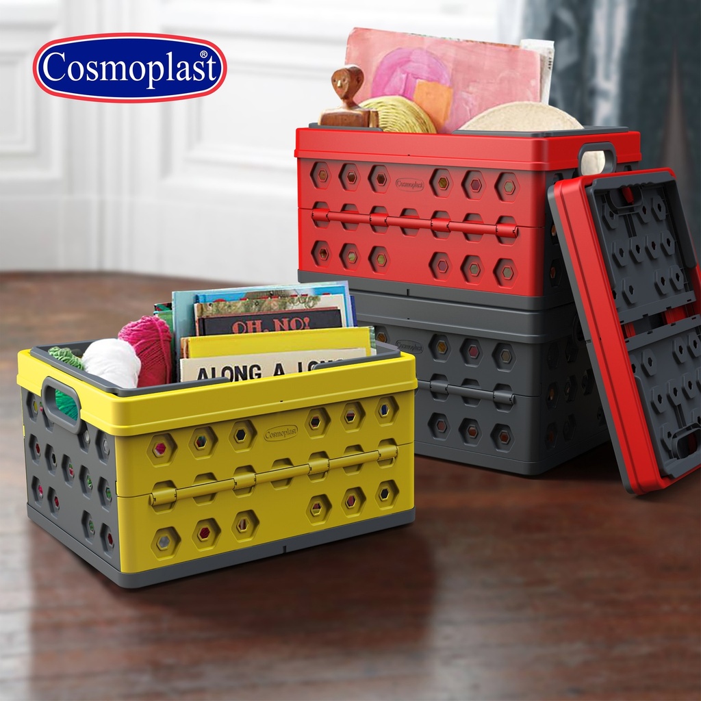 COSMOPLAST FOLDABLE BASKET سلة رحلات قابلة للطي 