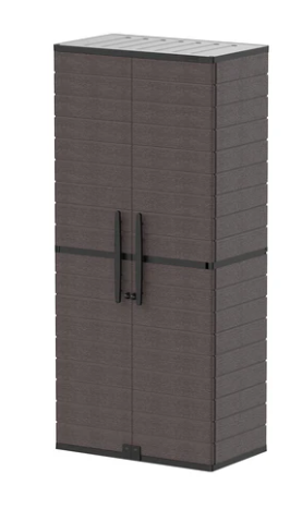 COSMO VERTICAL CABINET A TALL DARK BROWN كبت تخزين كبير 