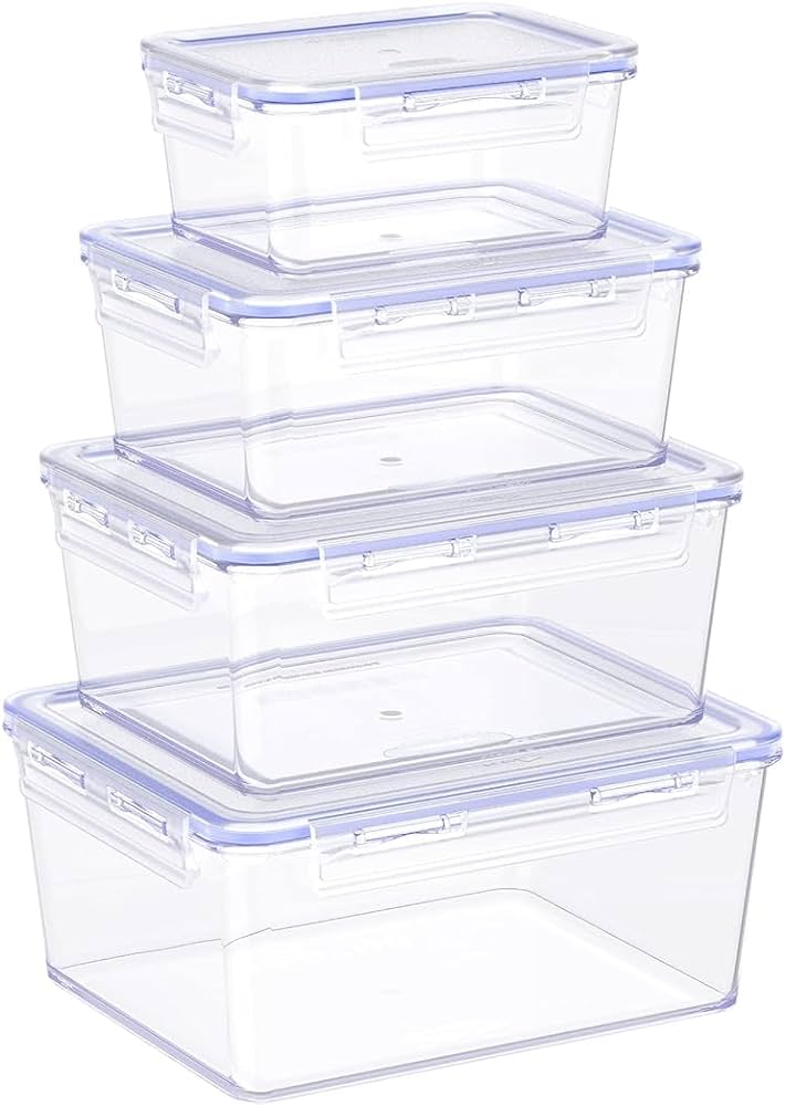 COSMO 4PCS LOCK2GO FOOD CONTAINER - علب تخزين طقم 4 حبات 