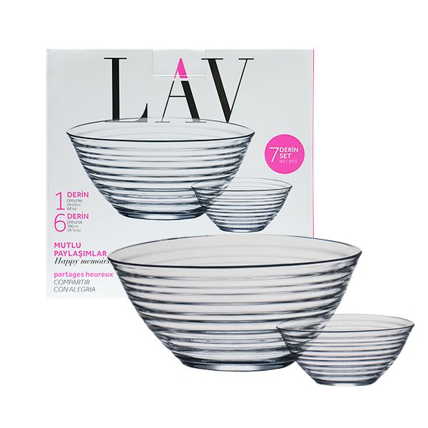 LAV 7PCS  DERIN SALAD SET طقم بوادي سلطة 