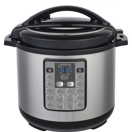 ARSHIA EP135-3176 8LTR DIGITAL PRESSURE COOKER قدر ضغط ارشيا 8 لتر جرانيت 