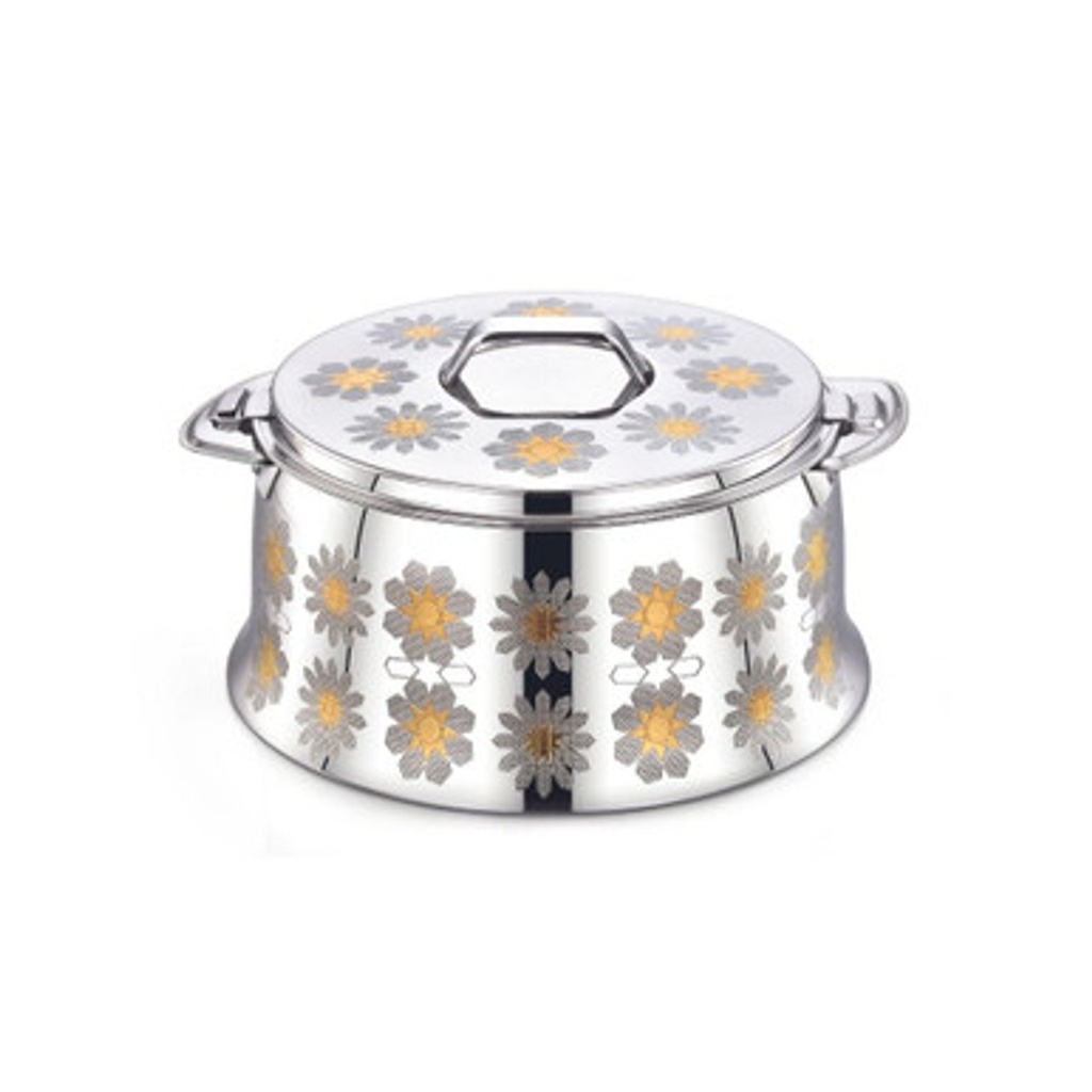 ARSHIA HOTPOT 3500ML STAR DESIGN HP118-2734 حافظة حرارة ستيل 