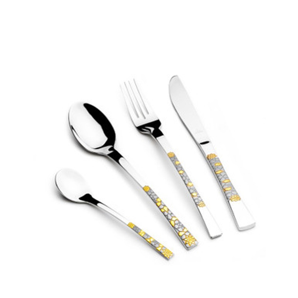 ARSHIA CUTLERY SET 50PCS -TM478GS طقم ملاعق ارشيا