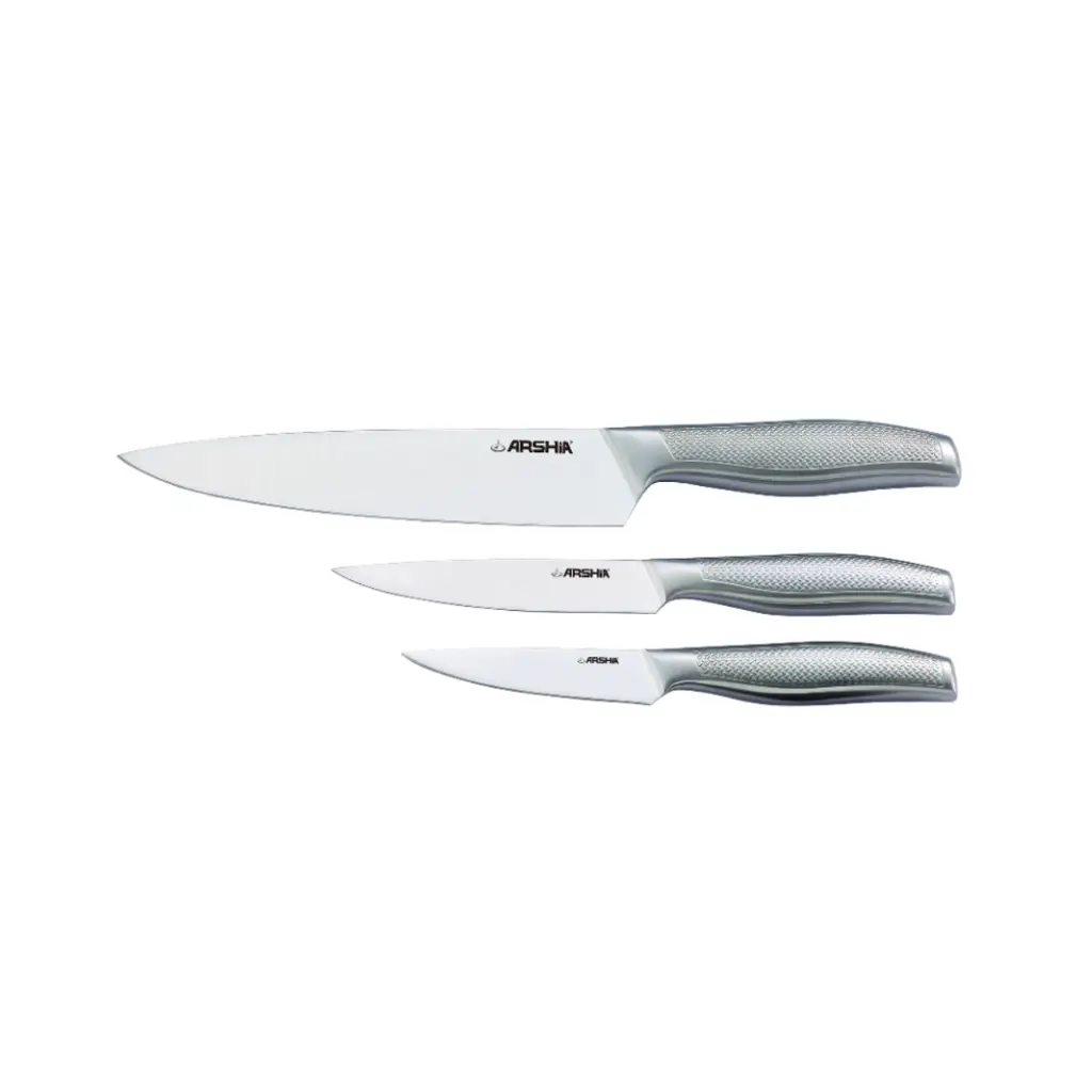 ARSHIA S/S 3PCS KNIFE  SET KS259-2914 طقم سكاكين ارشيا