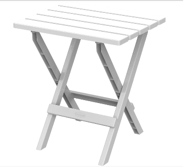 COSMO PORTABLE TABLE WHT - طاولة قابلة للطي 50 سم لون ابيض