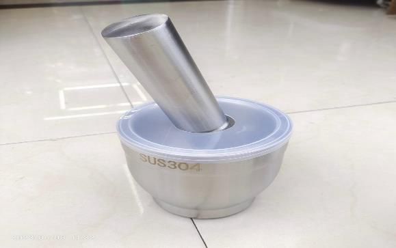 stainless steel mortar 15 CM 
هاون ستيل 
