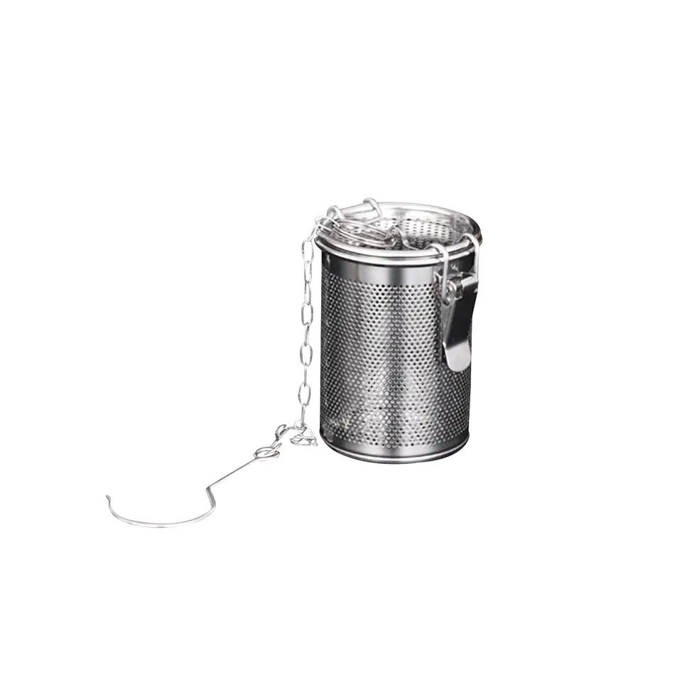 STEEL SPICES CYLANDER 8X9 CM 
حافظة بهارات الصحيحة 