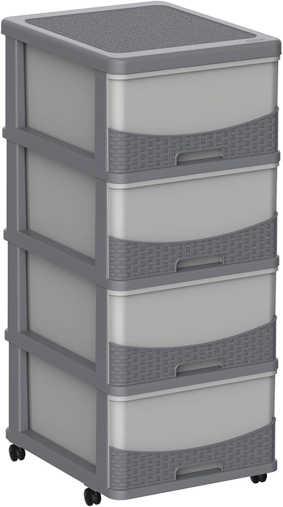  MAIN COSMO RATTAN STORAGE CABINET 4 LEVEL 
