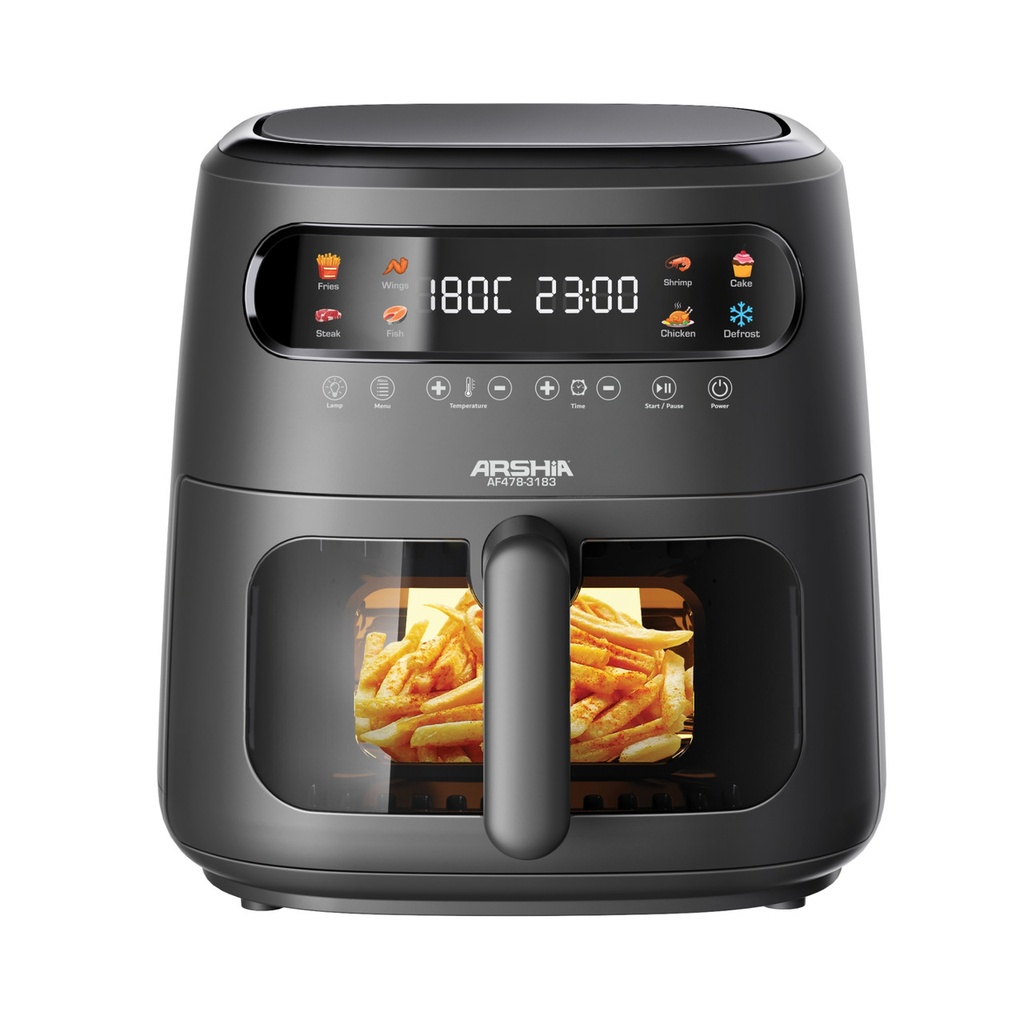 ARSHIA 8 IN 1 AIR FRYER 8LTR AF478-3183 ايرفراير ارشيا 8 لتر 
