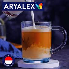 ARYALEX ELEGENT GLASSWARE 6PCS SET 25CL  - أكواب شاي