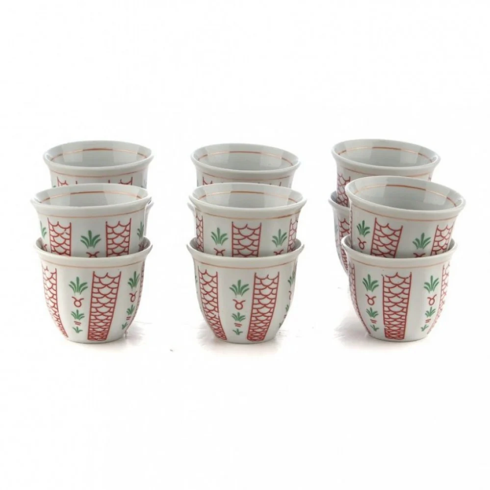 MRA 6PCS CAWA CUP SET -CW200R1 - فنجان قهوة كبير 200 ملل شدة 6 حبات