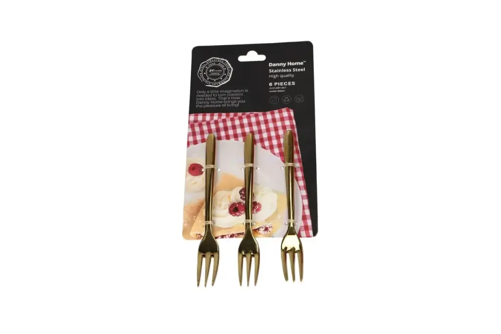 DANNYHOME DZ103-5 6PCS Dessert Fork- شوك صغيرة 