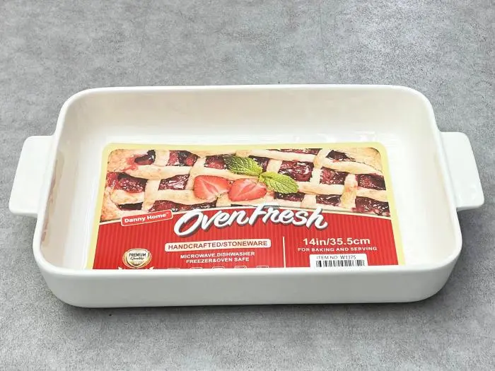 dannyhome W1000 Porcelain 
10"Bakeware - بايركس بورسلين للفرن