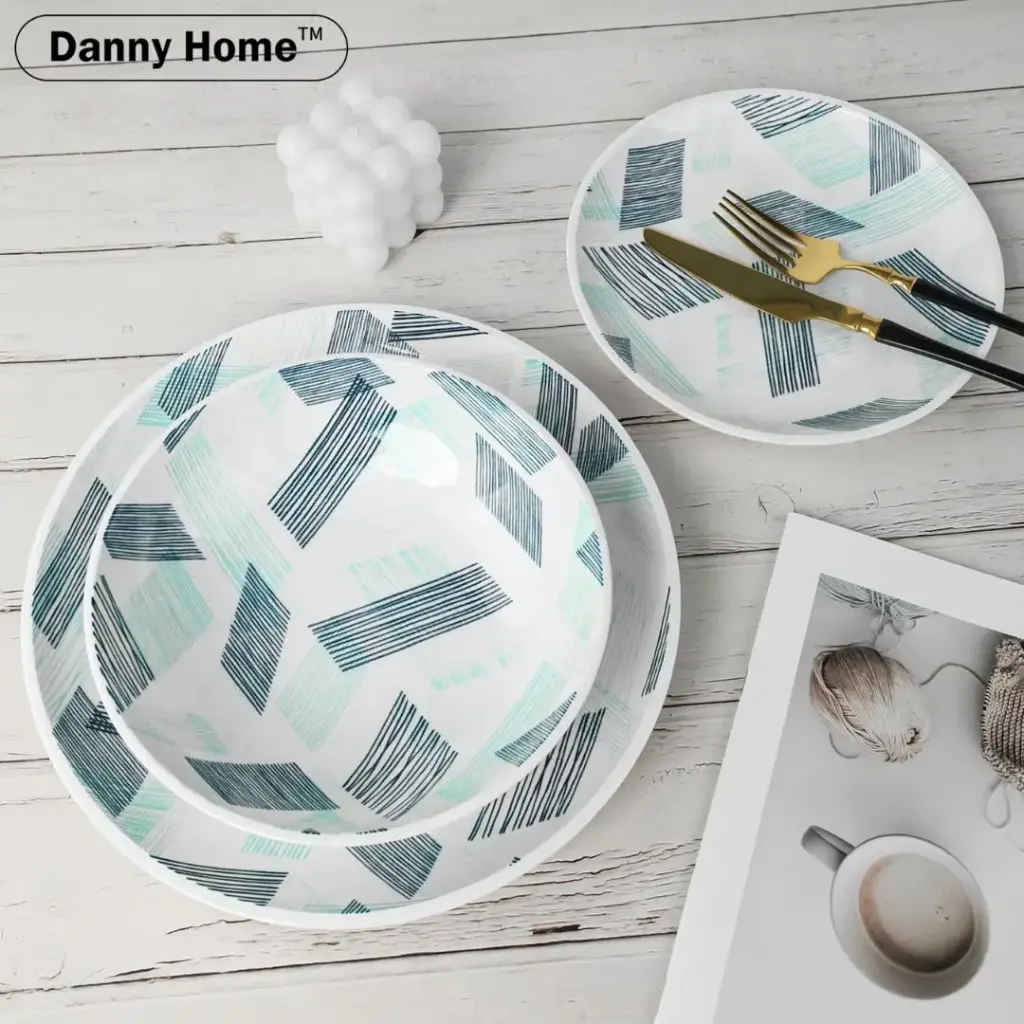 danny home SF07-18T 18pcs Dinner set - طقم صحون