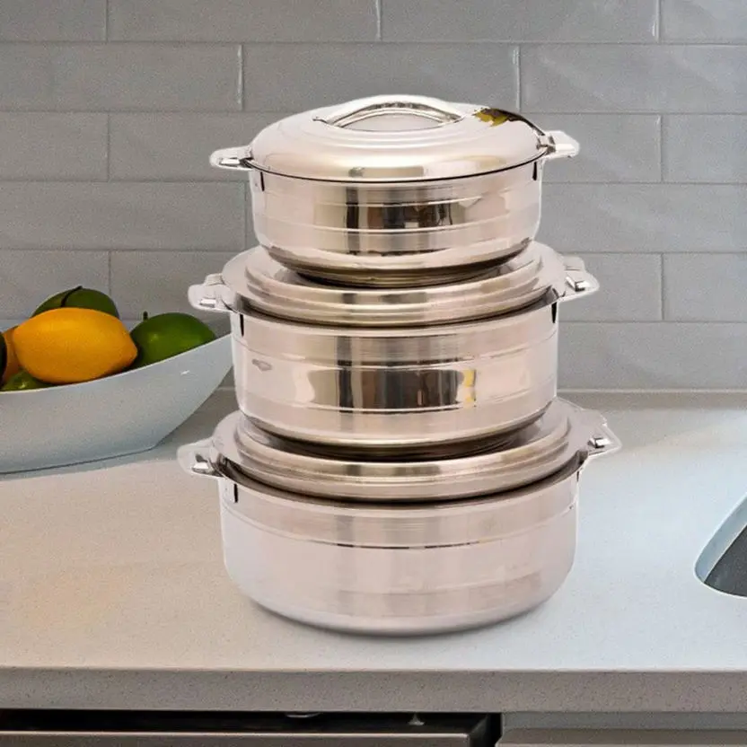 HNT VICTORIA S/S HOTPOT 3PCS SET 2/3/5LTR HNT-202