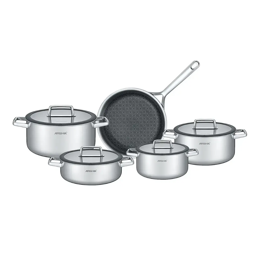 ARSHIA SS050-3543 - 9PCS COOKWRE SET 