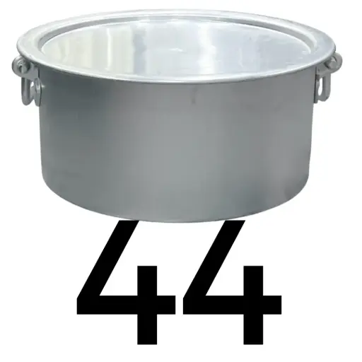 [88551130067358] BT-44 BAHRAIN AL TOPE NO:44 N W/HDLE - قدر طبخ المينيوم رقم 44 ( 10-15 كيلو عيش)