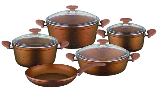 [8680539705908] PAPILLA 9PC COOKING SET COPPER
