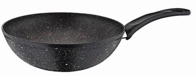 [8680539708756] PAPILLA 28 CM WOK PAN BLACK_ مقلاة عميقة 28 سم 