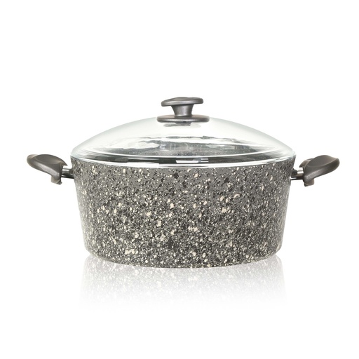 [8680539708879] PAPILLA 28CM CASSEROLE GREY قدر 28 سم رصاصي 