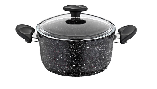 [8680539712197] PAPILLA 28 CM CASSEROLE BLACK_ قدر بمقاس 28 سم 