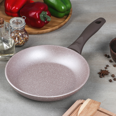 [8680539714818] 22 CM PAPILLA FRY PAN CREAM مقلاة بيج 22 سم 