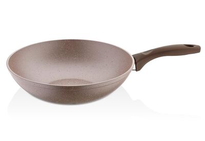 [8680539714863] PAPILLA 28 CM WOK PAN CREAM _ مقلاة عميقة 28 سم 