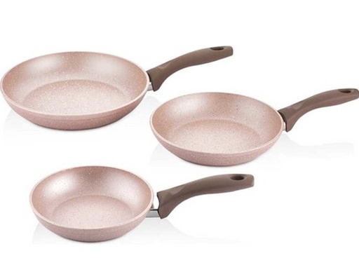 [8680539716324] PAPILLA 3PCS FRYPAN SET CREAM