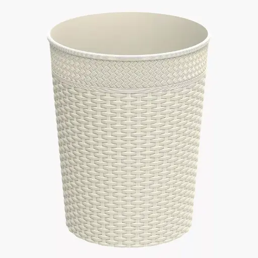 [6291048099918] COSMO. RATTAN BASKET 6LTR سلة مهملات رتان 6 لتر 