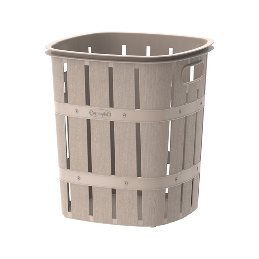 [6291048194644] COSMO CEDAGRAIN LAUNDRY BIN 33LTR -  سلة غسيل 33 لتر مربع