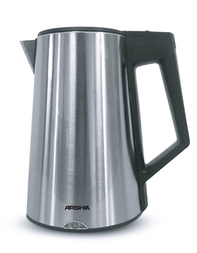 [4260672116478] ARSHIA ELEC. KETTLE -2392 - STEEL COLOR غلاية ماء لون ستيل 1.7 لتر 