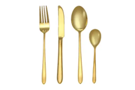 [4260672112643] ARSHIA 24PCS TM1111G CUTLERY W طقم ملاعق و شوك 24 قطعة