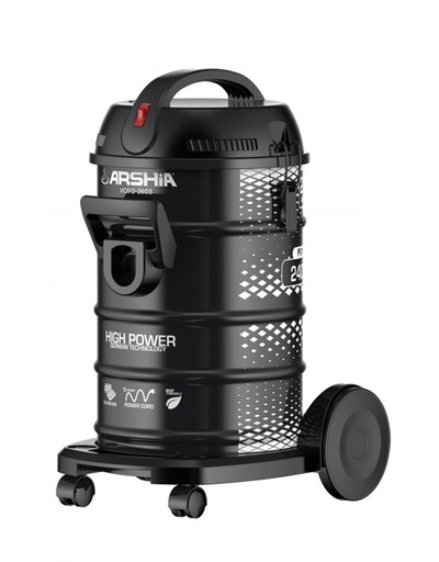 [4260672110544] ARSHIA VACUUM CLEANER VC-612-2604 BLACK 2400 WATT - مكنسة ارشيا 