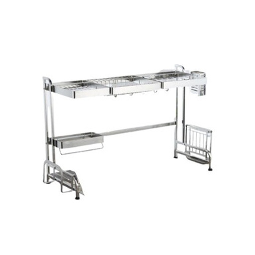 [4260671102627] ARSHIA DR110-2676 DISH RACK رف صحون يوضع فوق المغسلة 