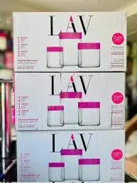 [8692952104503] LAV COLORED GLASS ADA382 طقم كاسات 